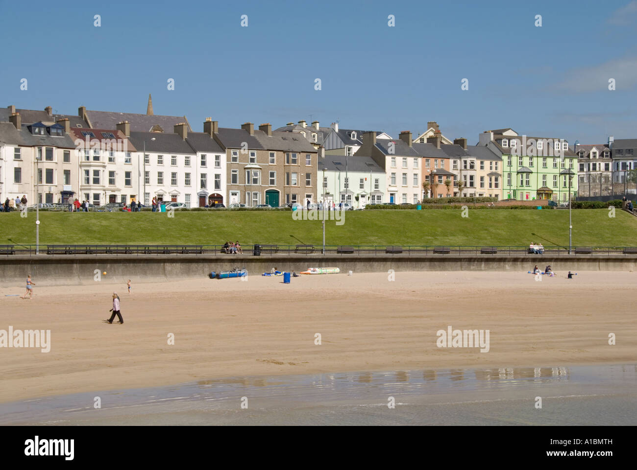 Irlanda del Nord Portrush West Strand Foto Stock