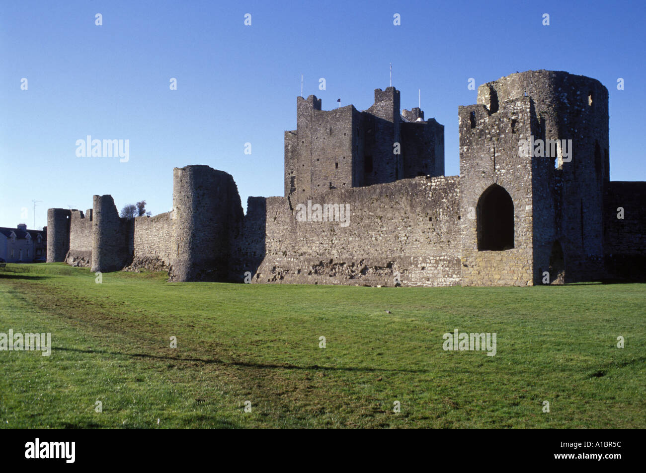 Castello di Trim nella contea di Meath in Irlanda Foto Stock