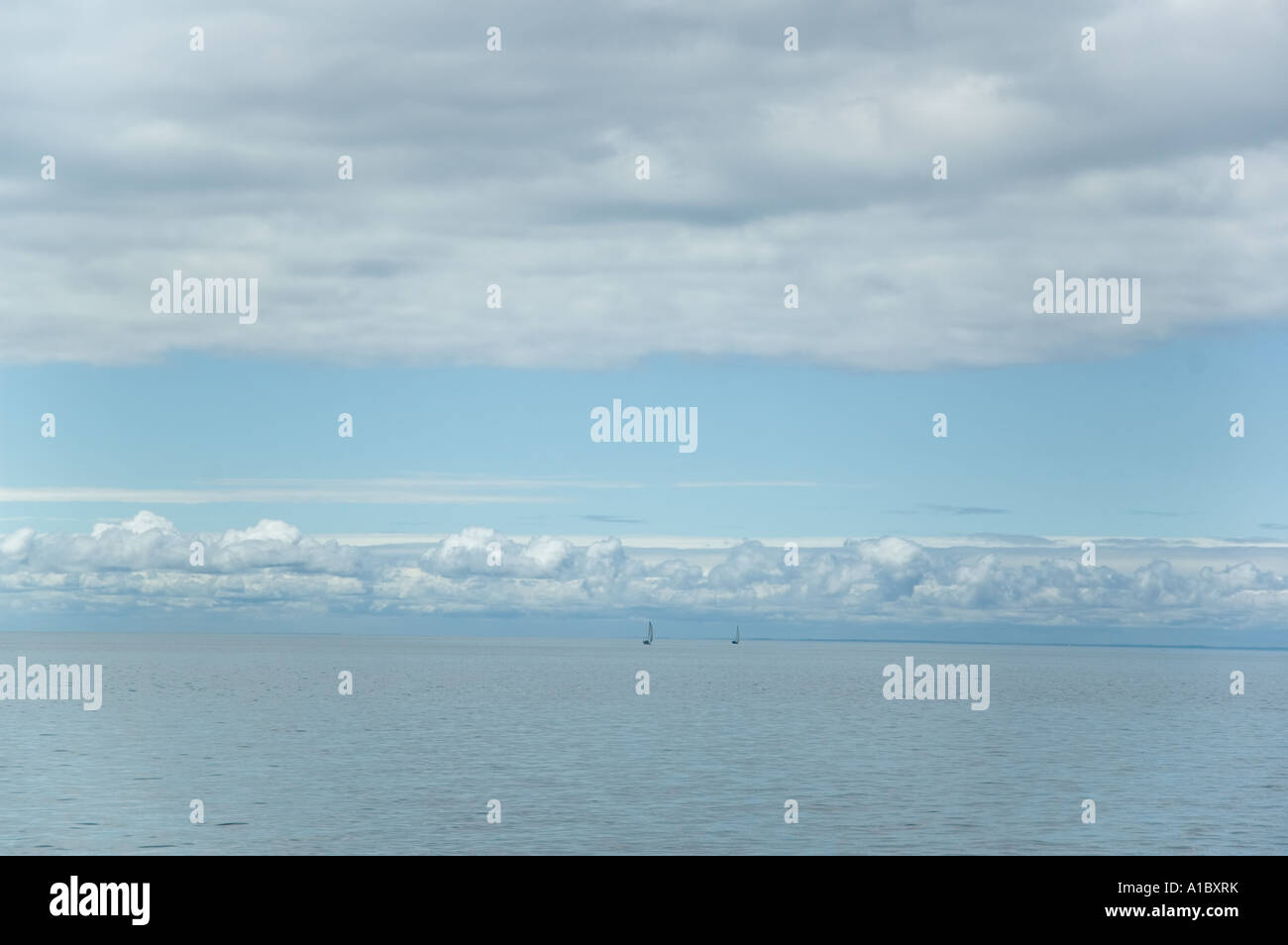 La vista sul lago Ontario Canada Foto Stock