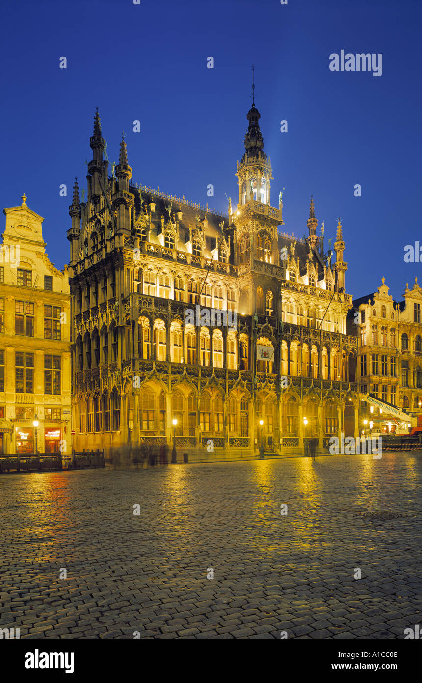 Il Musee de la Ville, Grand Place Bruxelles, Belgio Foto Stock