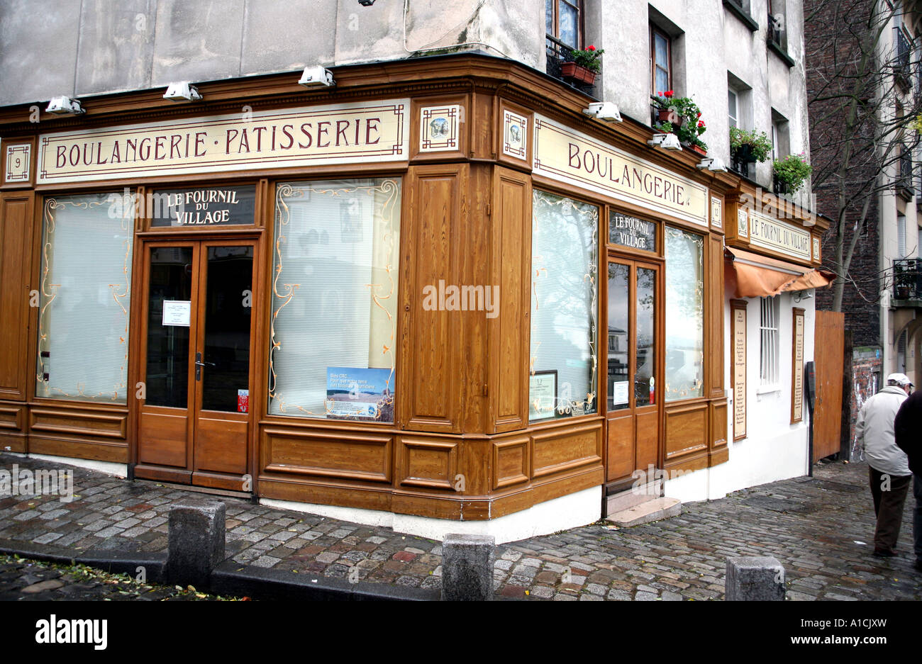 Boulangerie e pasticceria a Parigi Foto Stock