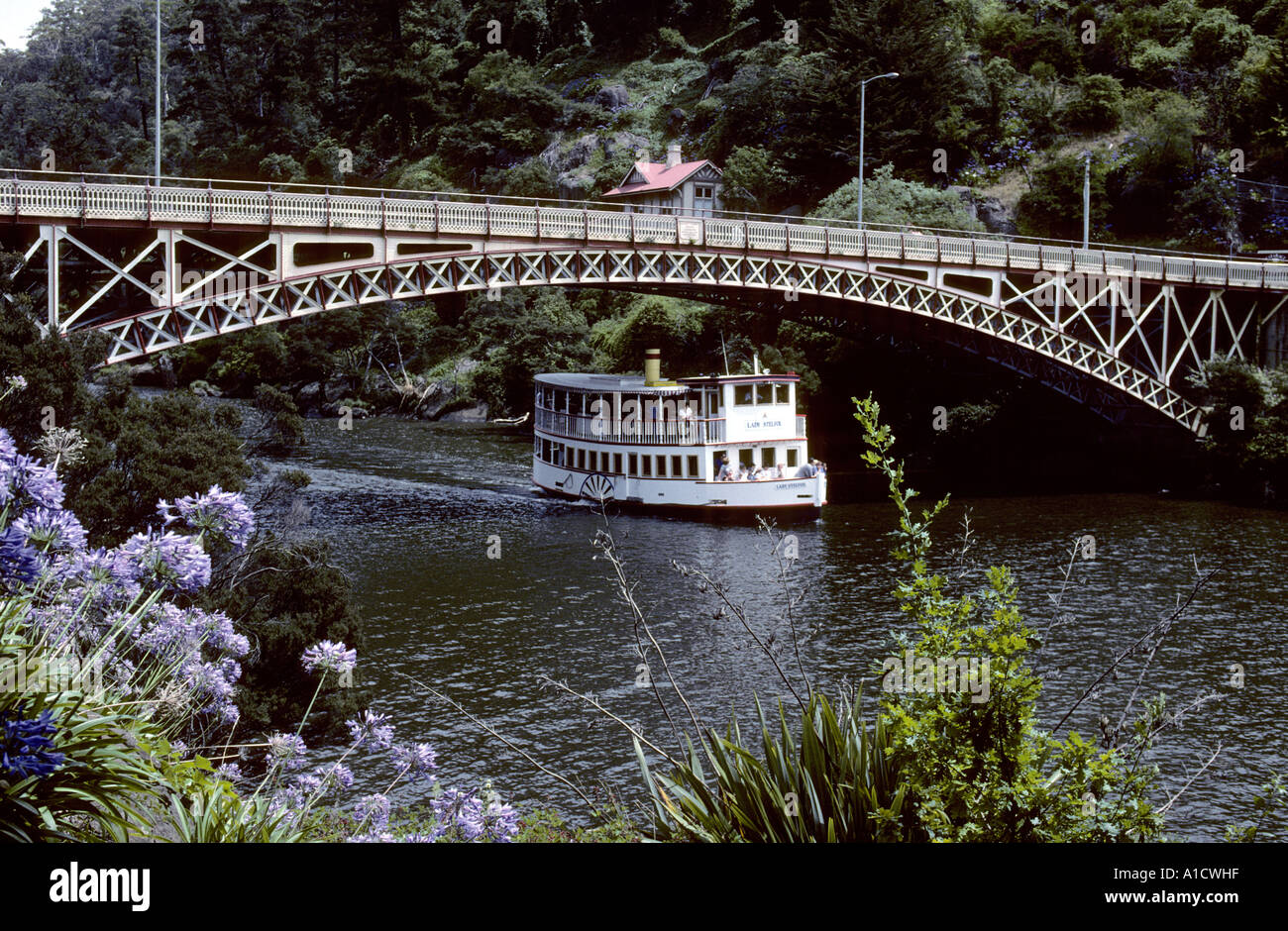 Kings Bridge Cataract Gorge Launceston Tasmania Australia Foto Stock