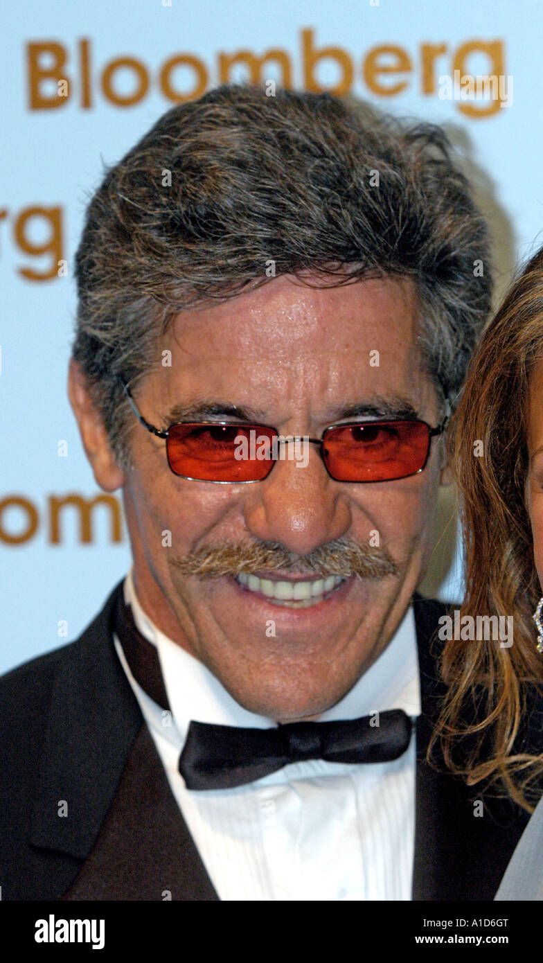 Geraldo Rivera arriva a BLOOMBERG NEWS partito. Foto Stock