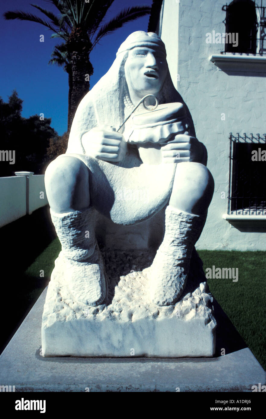 Phoenix Arizona Alan Houser scultura al Heard Museum Foto Stock