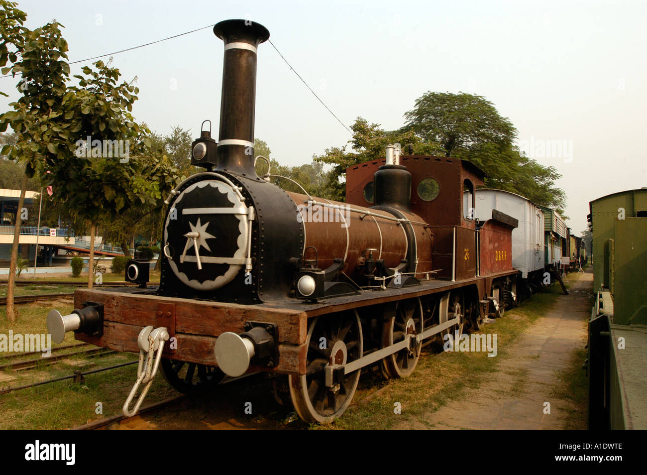 Locomotiva a vapore B 26 Foto Stock