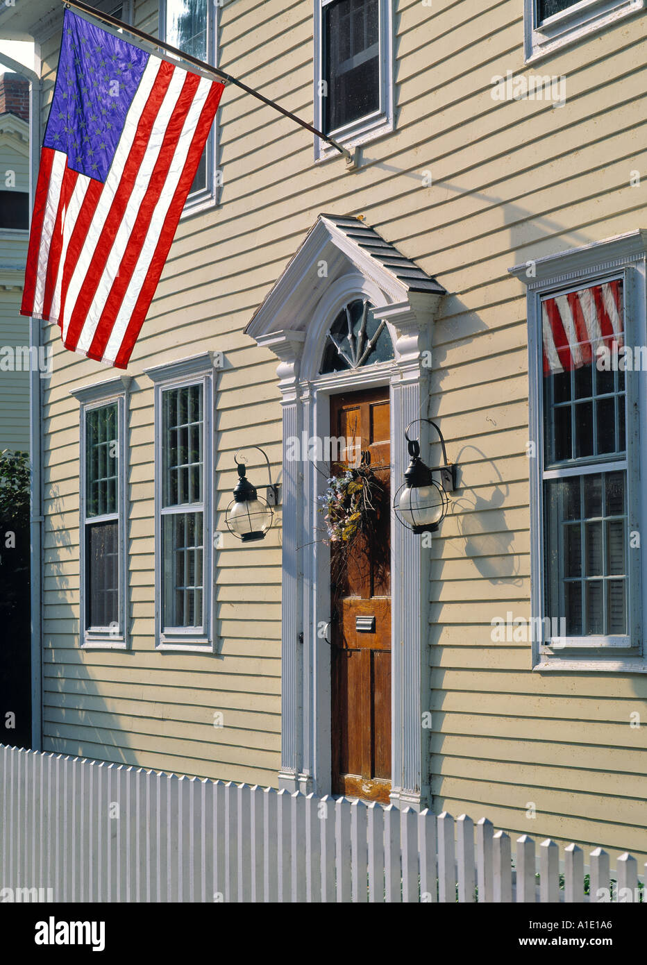 Porta, Essex, Connecticut, Stati Uniti d'America Foto Stock