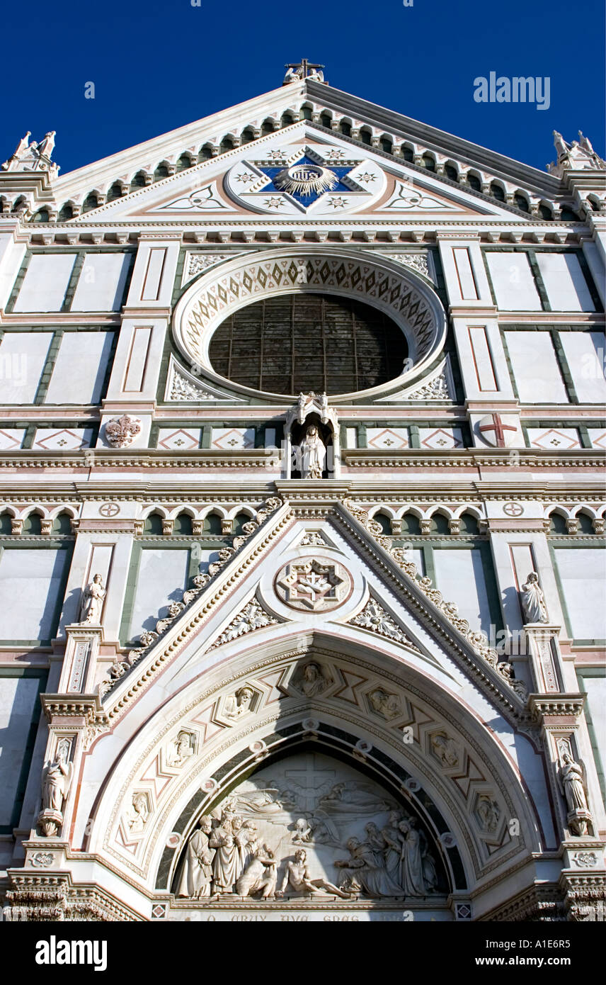 Santa Croce Firenze Italia Foto Stock