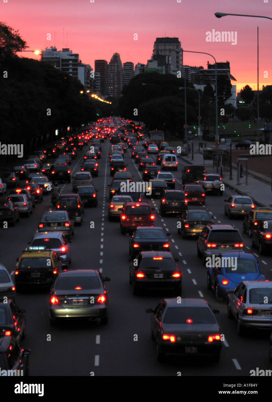 andando verso ovest Foto Stock