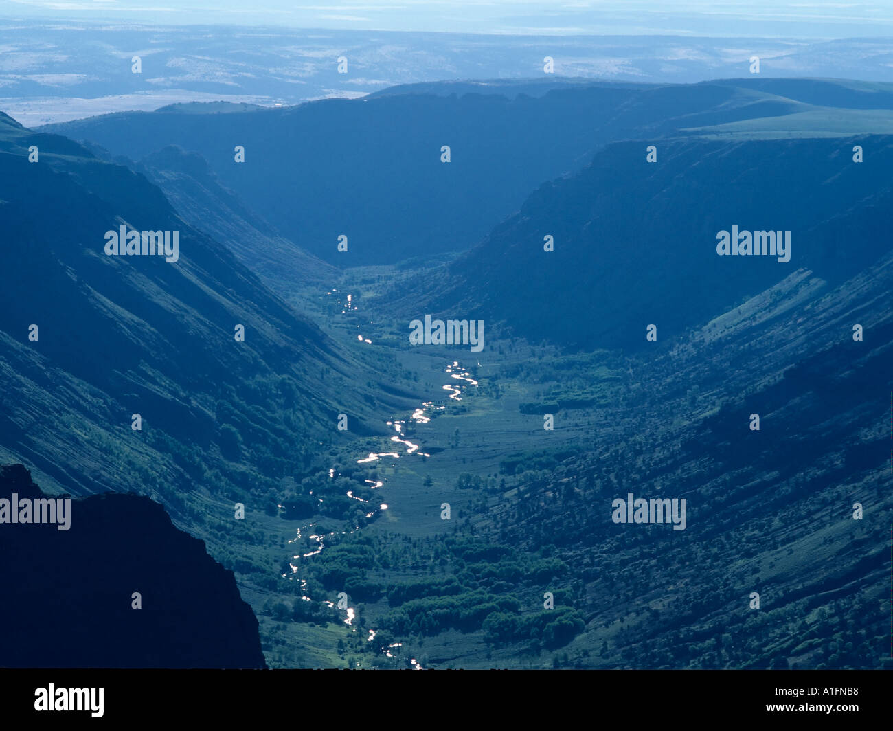 Grande Gola indiano Steens montagna Oregon Foto Stock