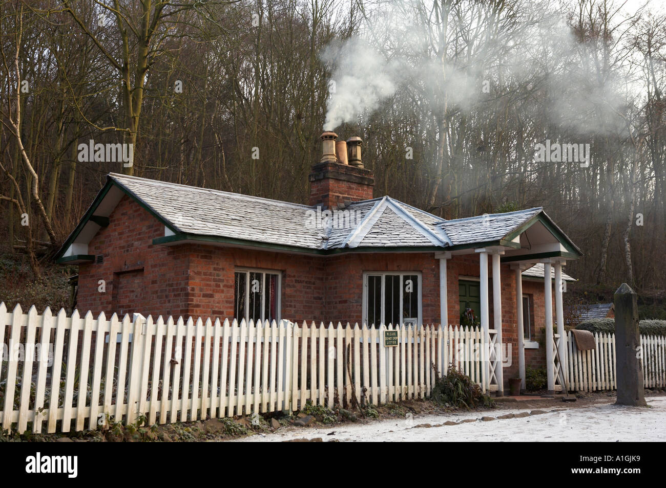 Shelton casello blist hill museo Vittoriano Shropshire England Regno Unito Foto Stock