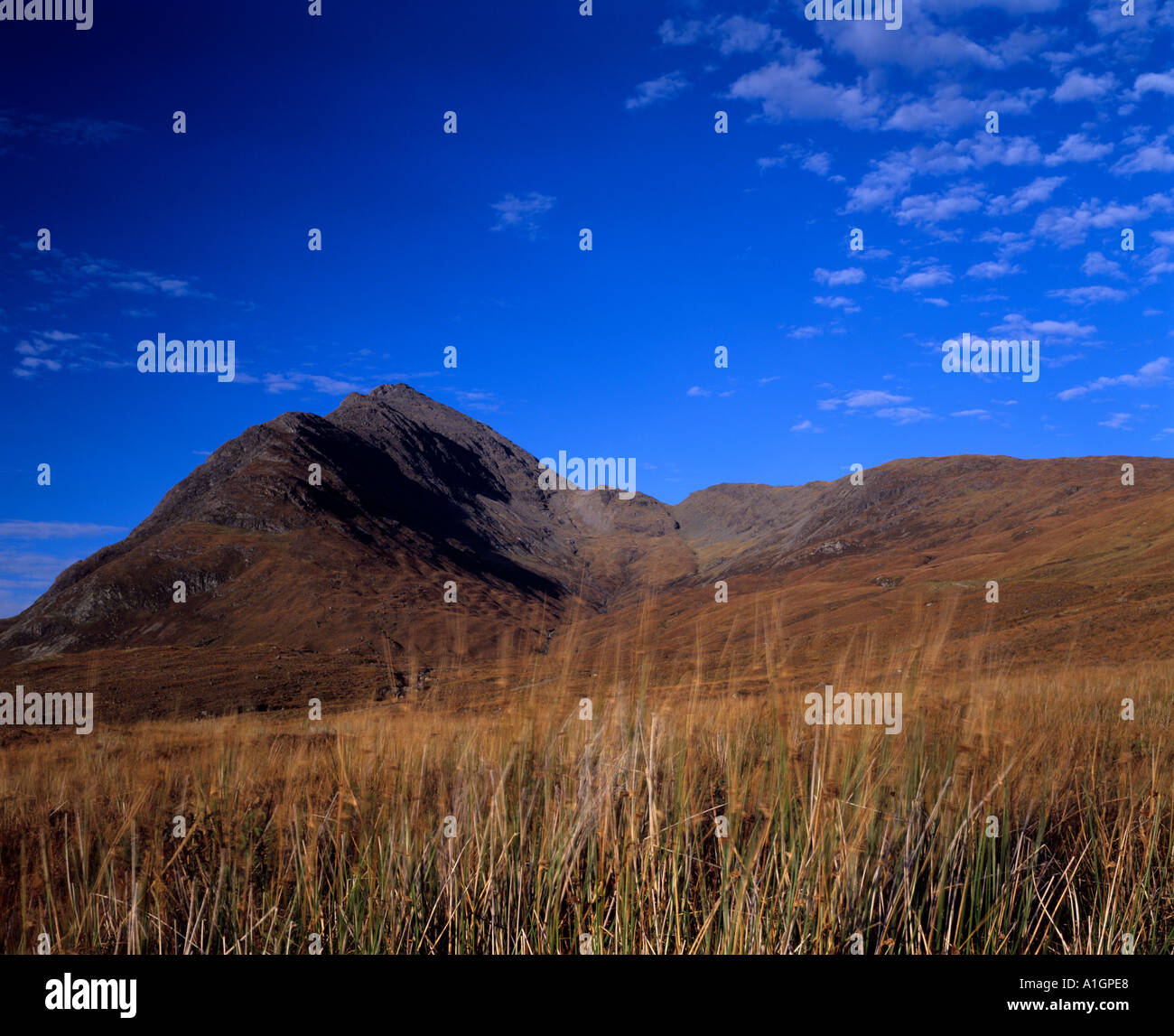 Autunno paesaggio vicino Camasunary Isola di Skye Foto Stock