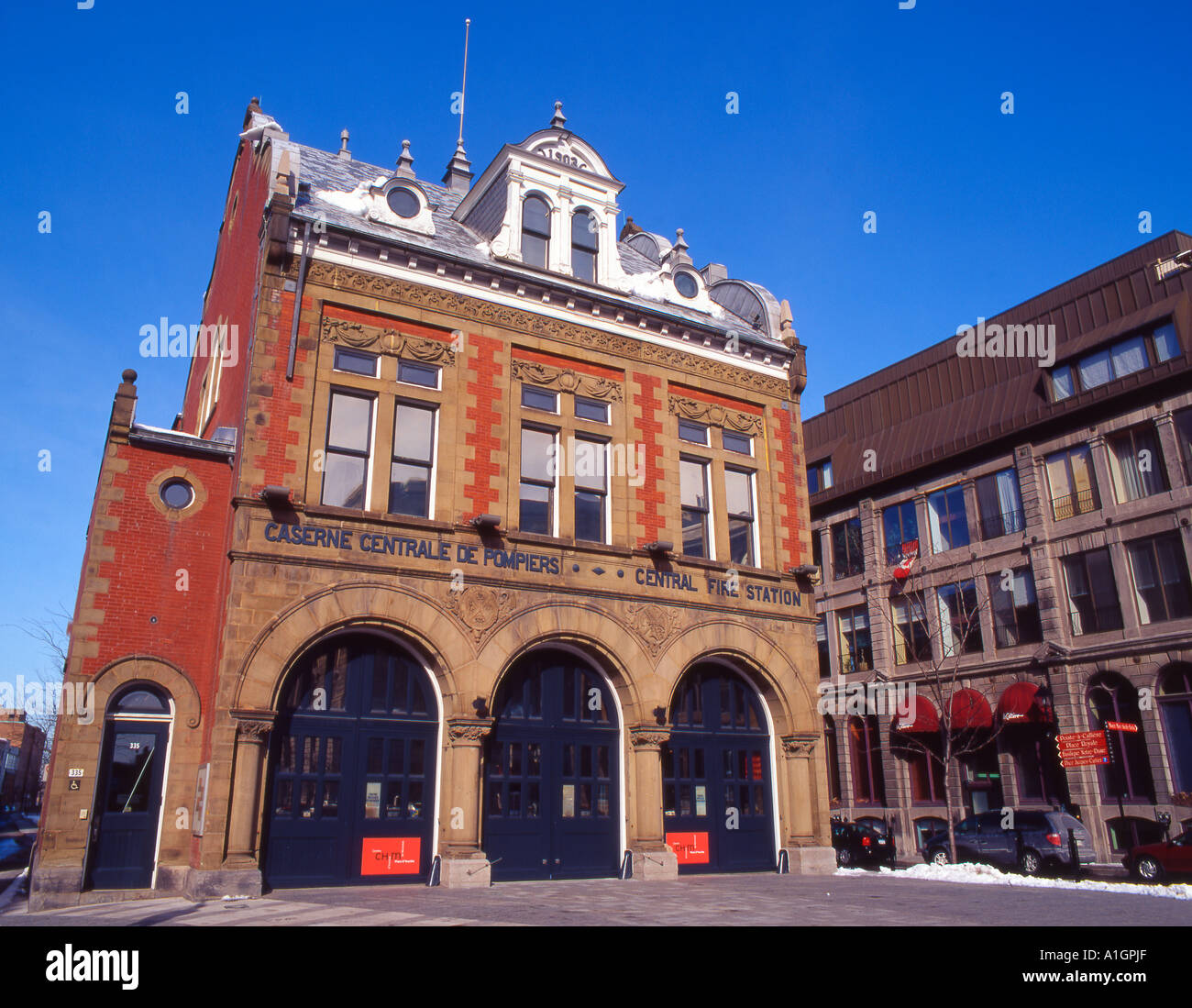 Montreal Canada Place Youville Foto Stock