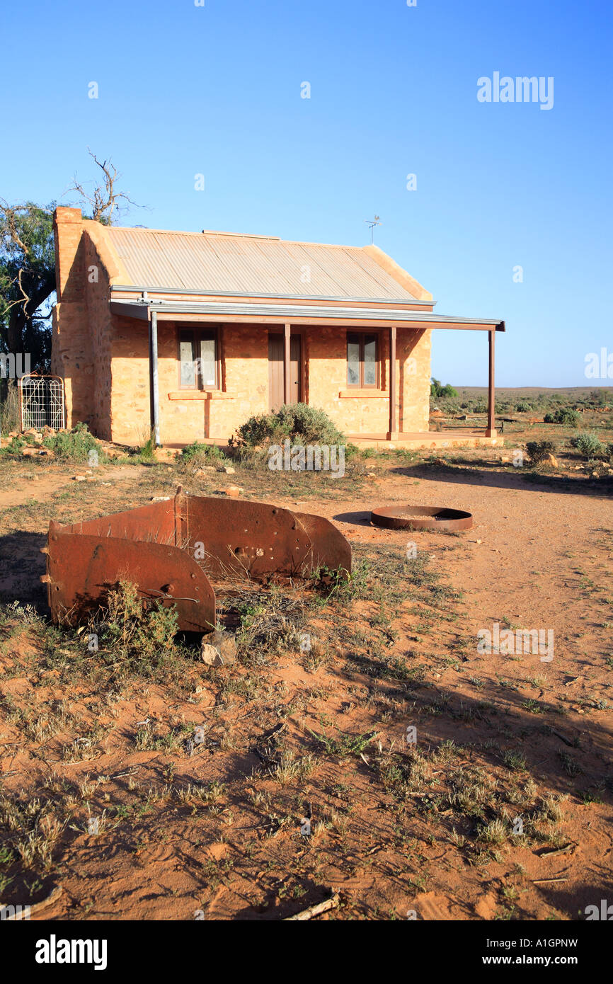 Old Miner's cottage Silverton vicino a Broken Hill Nuovo Galles del Sud Australia Foto Stock