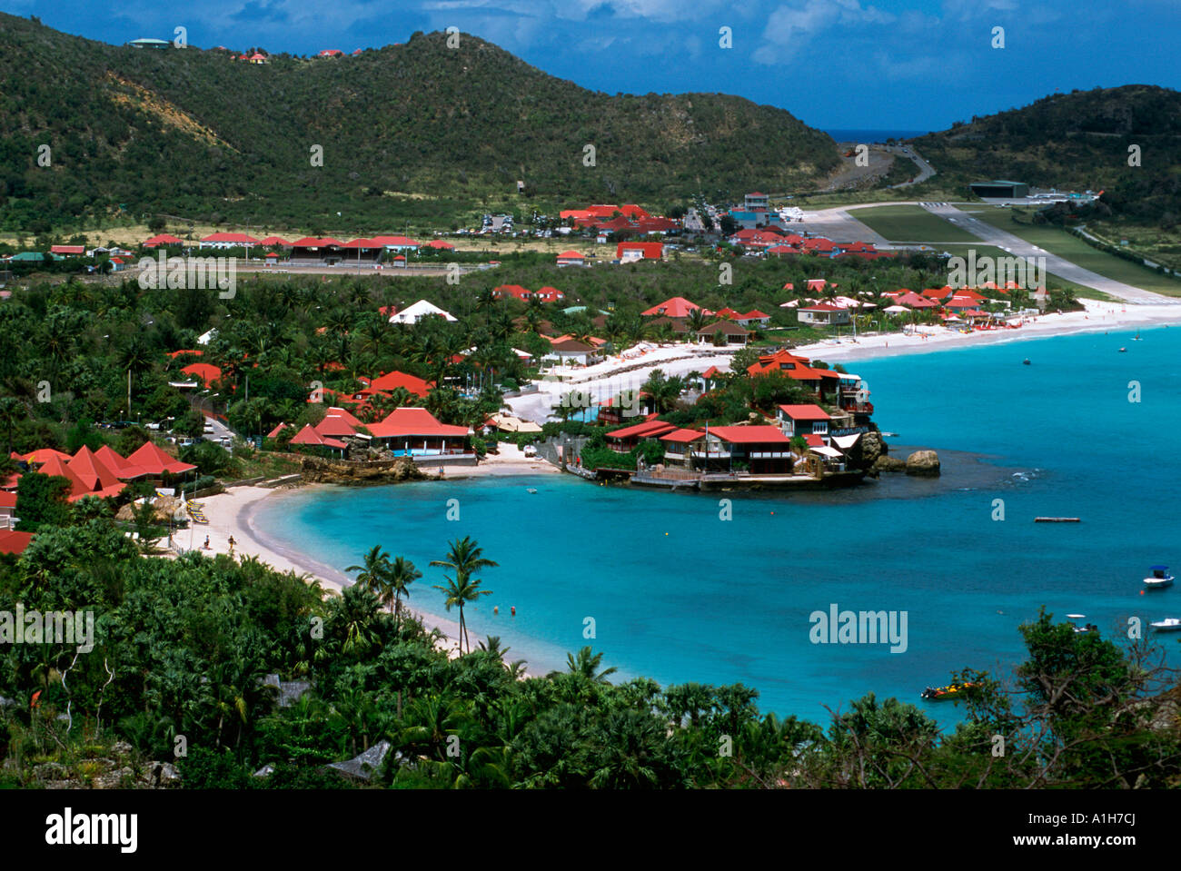 St Jean Beach St Barths FWI Foto Stock