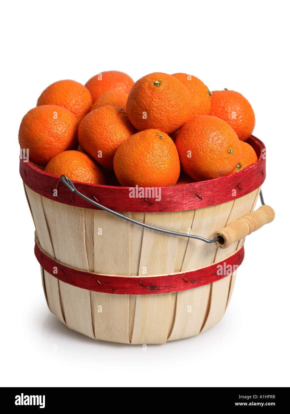 Cesto di arance Foto Stock
