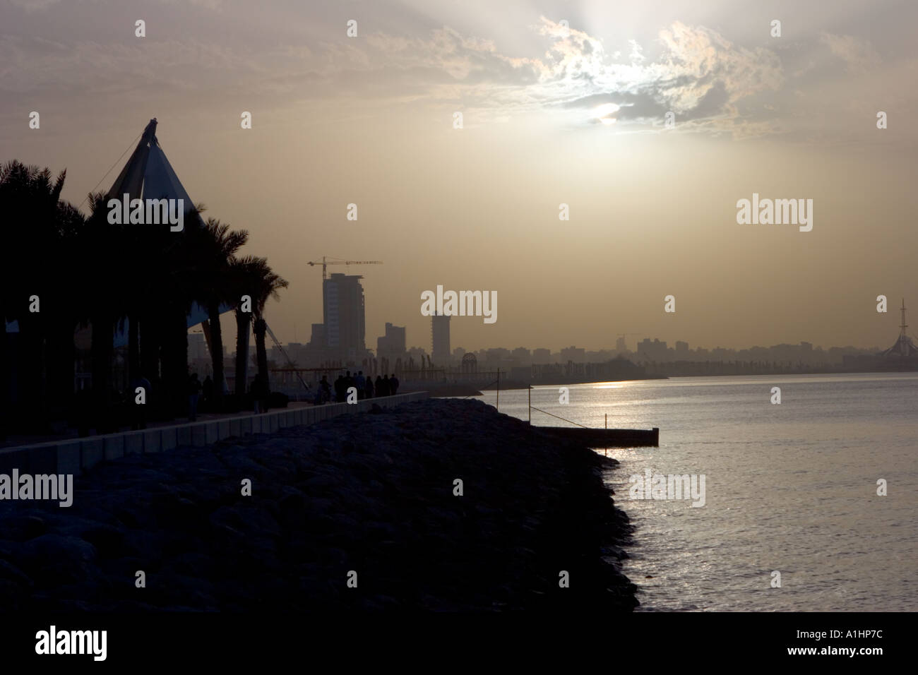 Costa del Kuwait Foto Stock