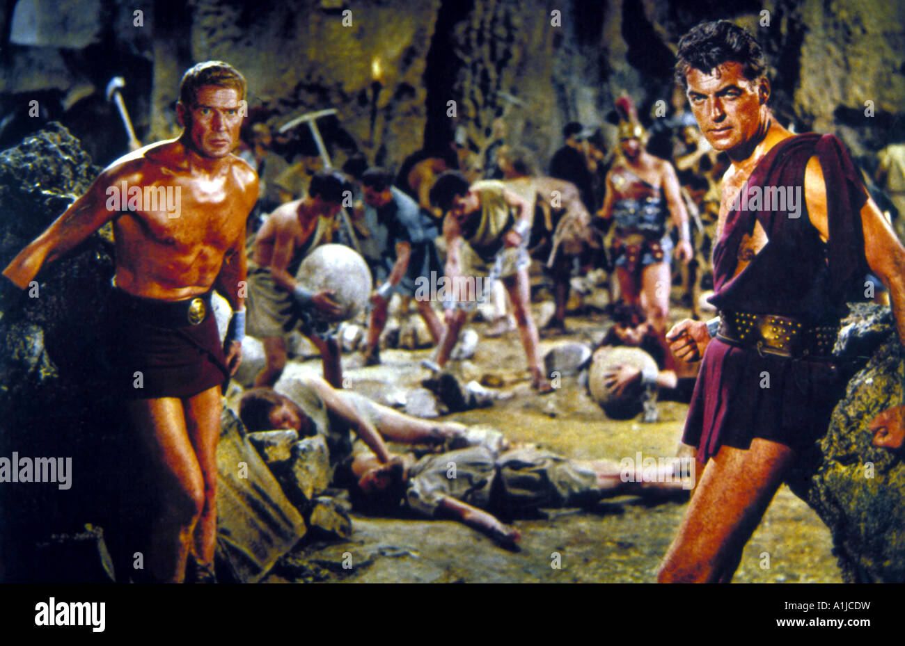 Il Colosso di Rodi anno 1961 il regista Sergio Leone Rory Calhoun Georges Marchal Foto Stock