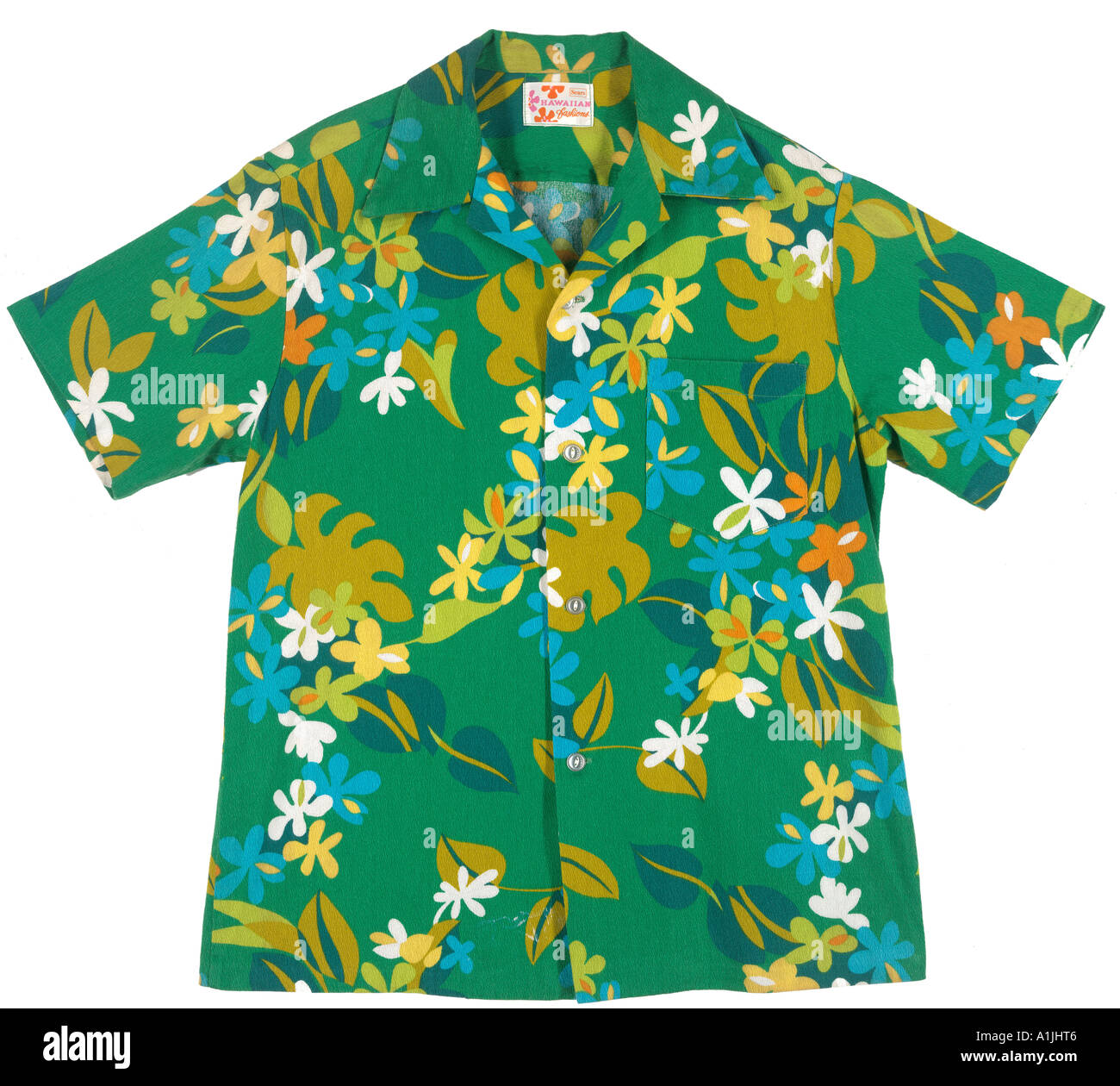 Vintage camicia hawaiana Foto Stock