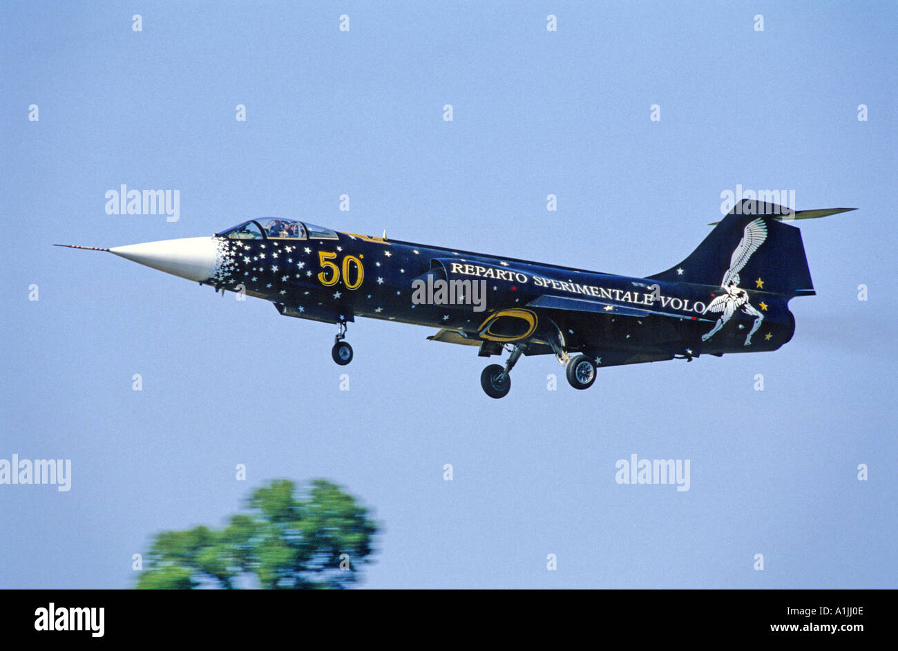 Italian Air Force Lockheed F-104 Starfighter Foto Stock