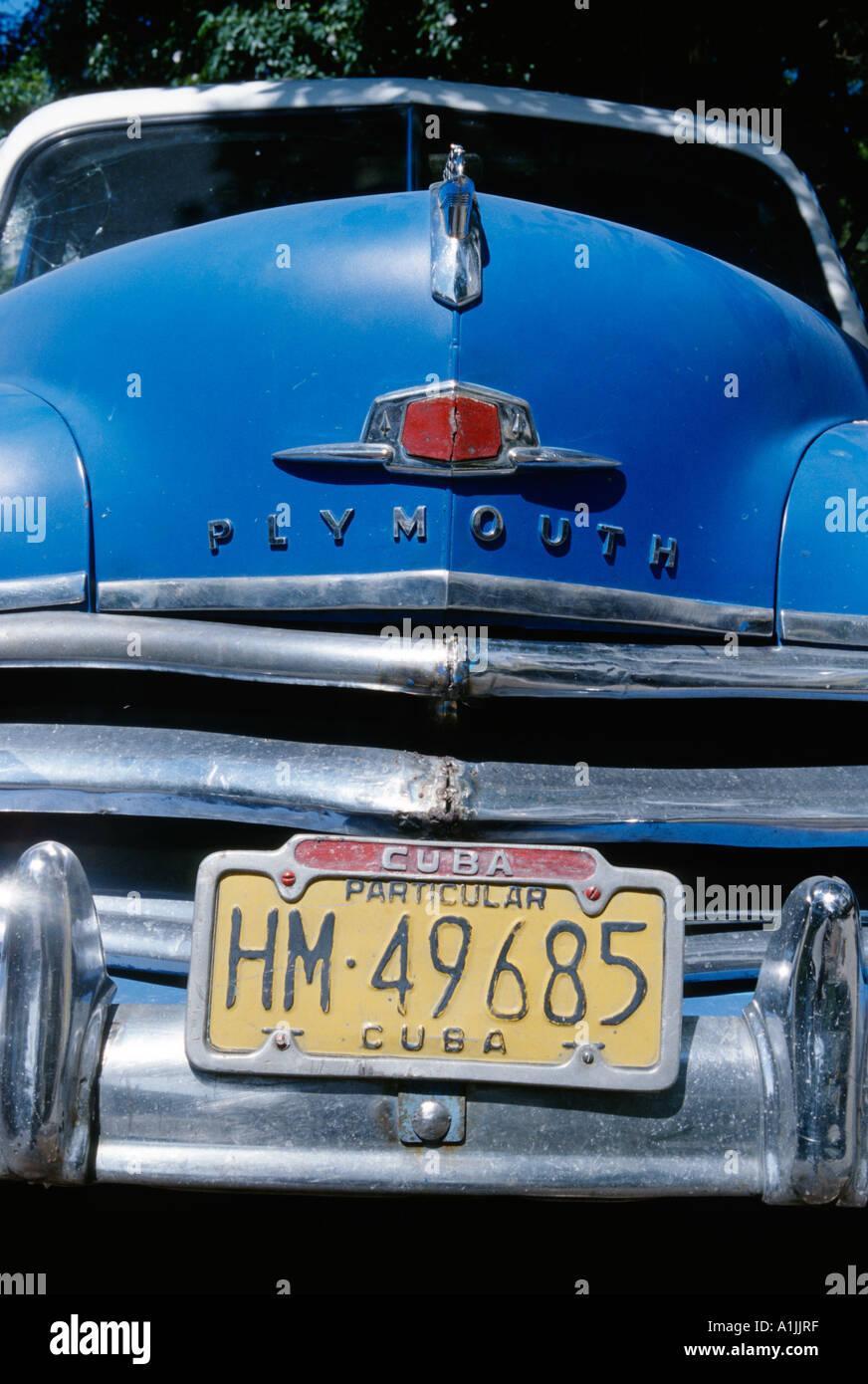 L'Avana Cuba vintage americano auto Foto Stock