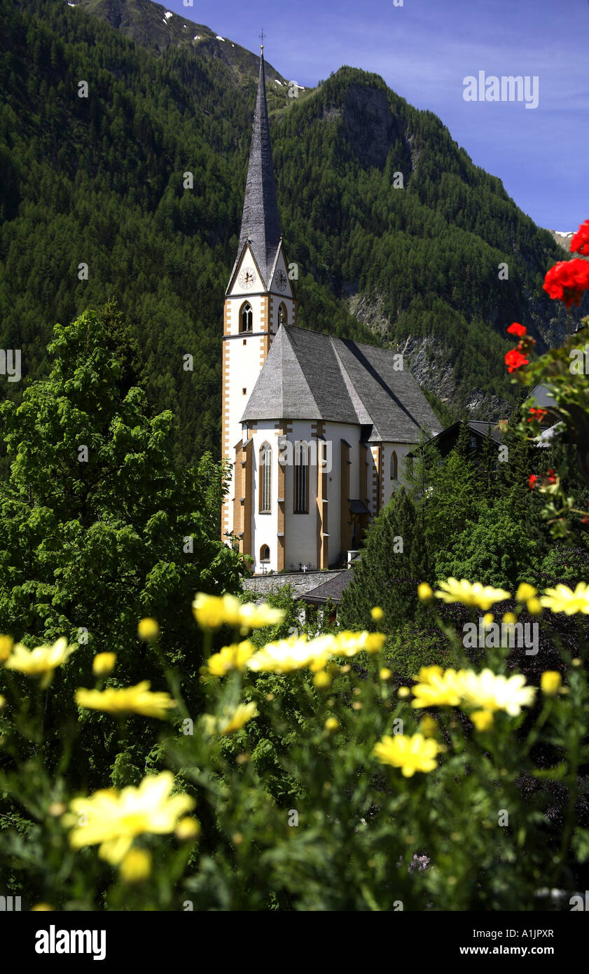 Chiesa di Heiligenblut / Austria Foto Stock