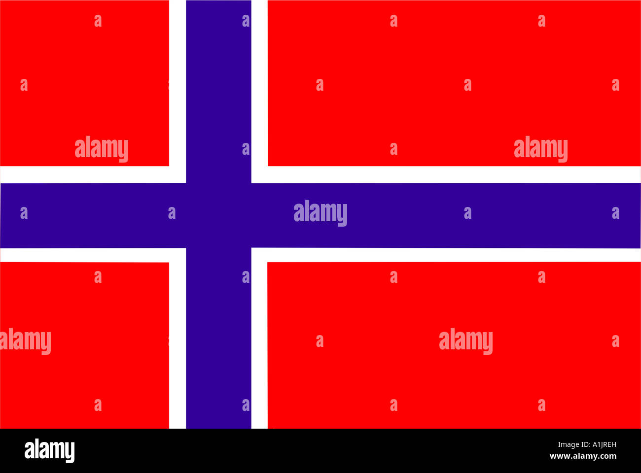 Norvegia bandiera nazionale Foto Stock