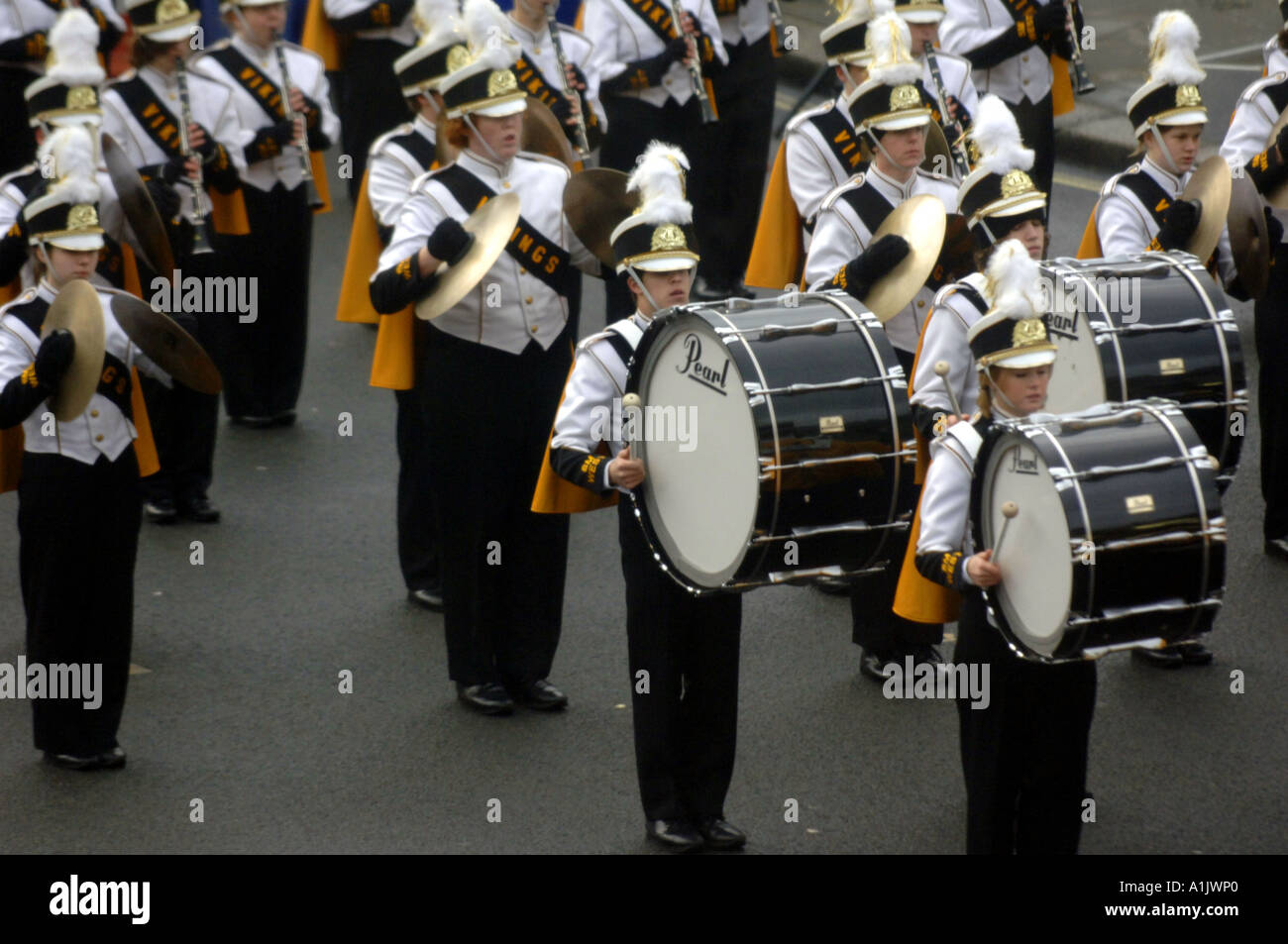 Big Brass Band Signore Sindaci Sfilata Di Capodanno Londra
