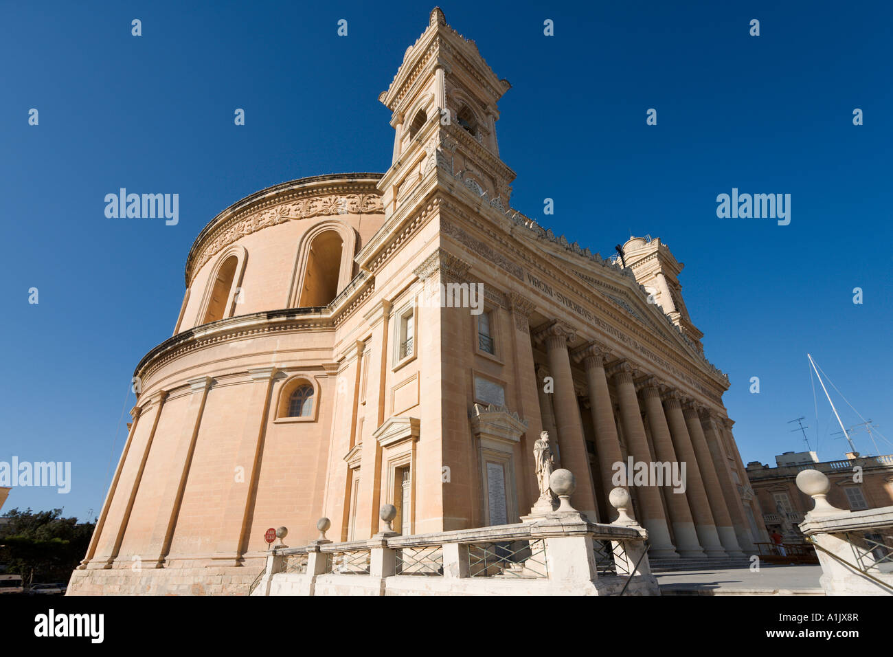 Chiesa Rotonda di St Mary, Mosta, Malta Foto Stock