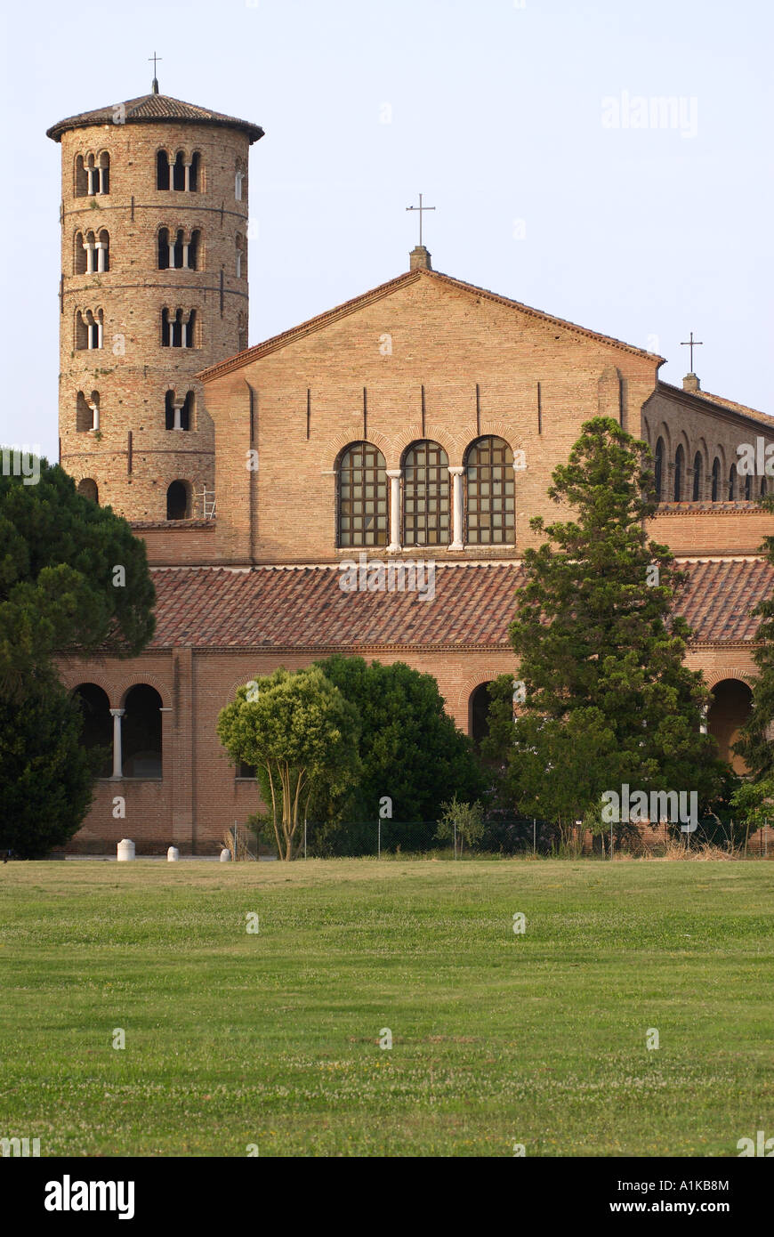 Ravenna Italia il 5° C Basilica di Sant Apollinare in Classe Foto Stock