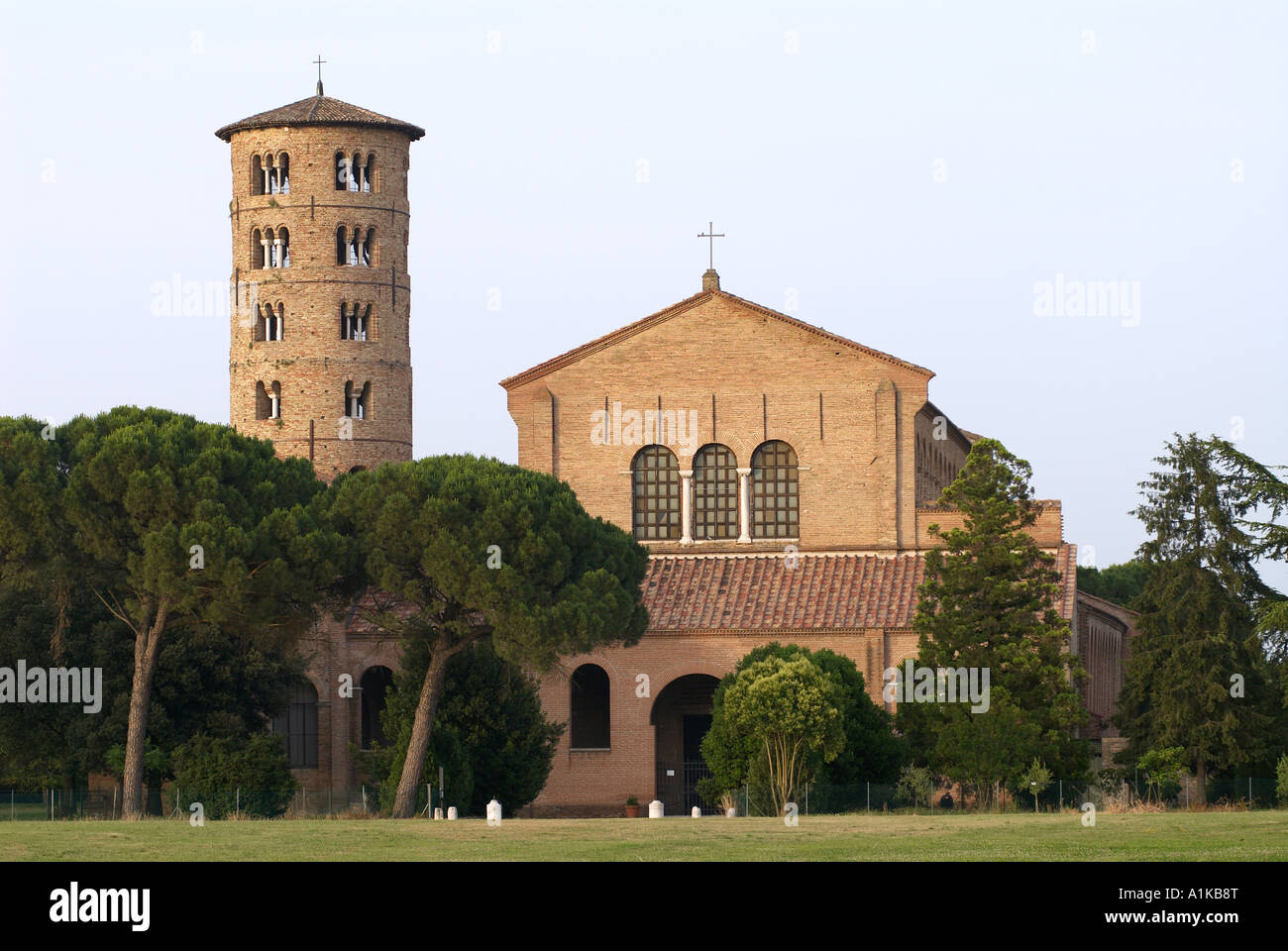 Ravenna Italia il 5° C Basilica di Sant Apollinare in Classe Foto Stock