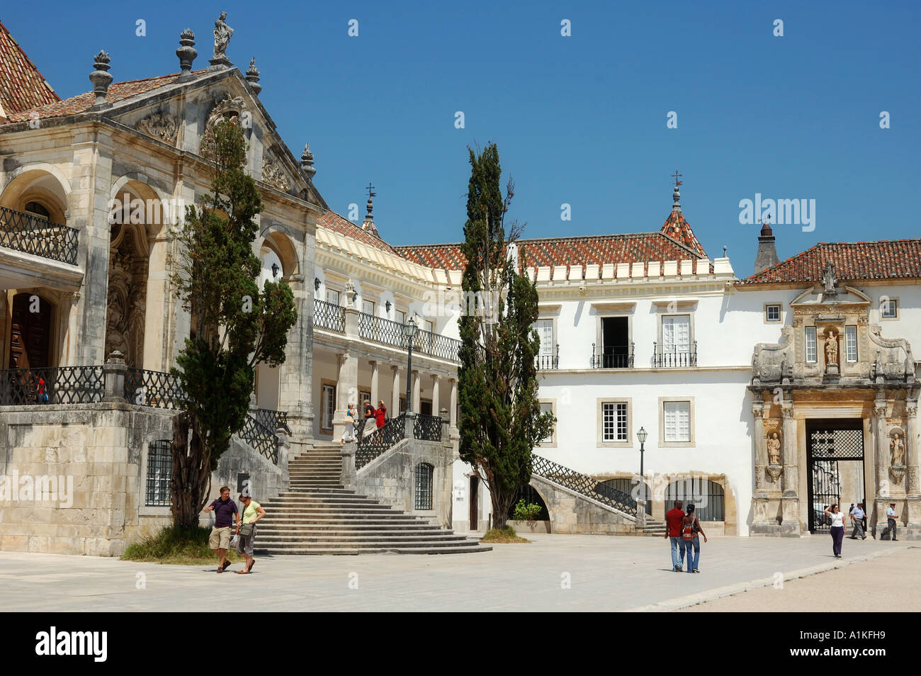 Università di Coimbra: nucleo interno Foto Stock