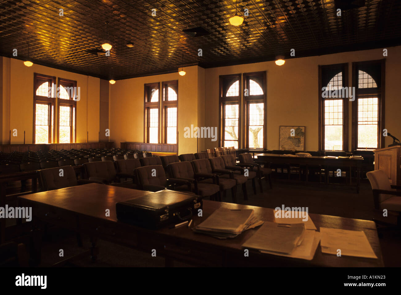 Rhea County Courthouse a Dayton Tennessee ubicazione di Scopes Monkey Trial Foto Stock