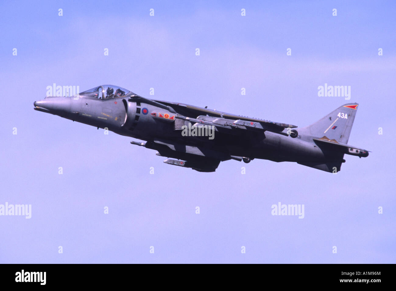 BAe Harrier GR7 jump jet aerei operati da RAF sul display a Fairford RIAT. Foto Stock