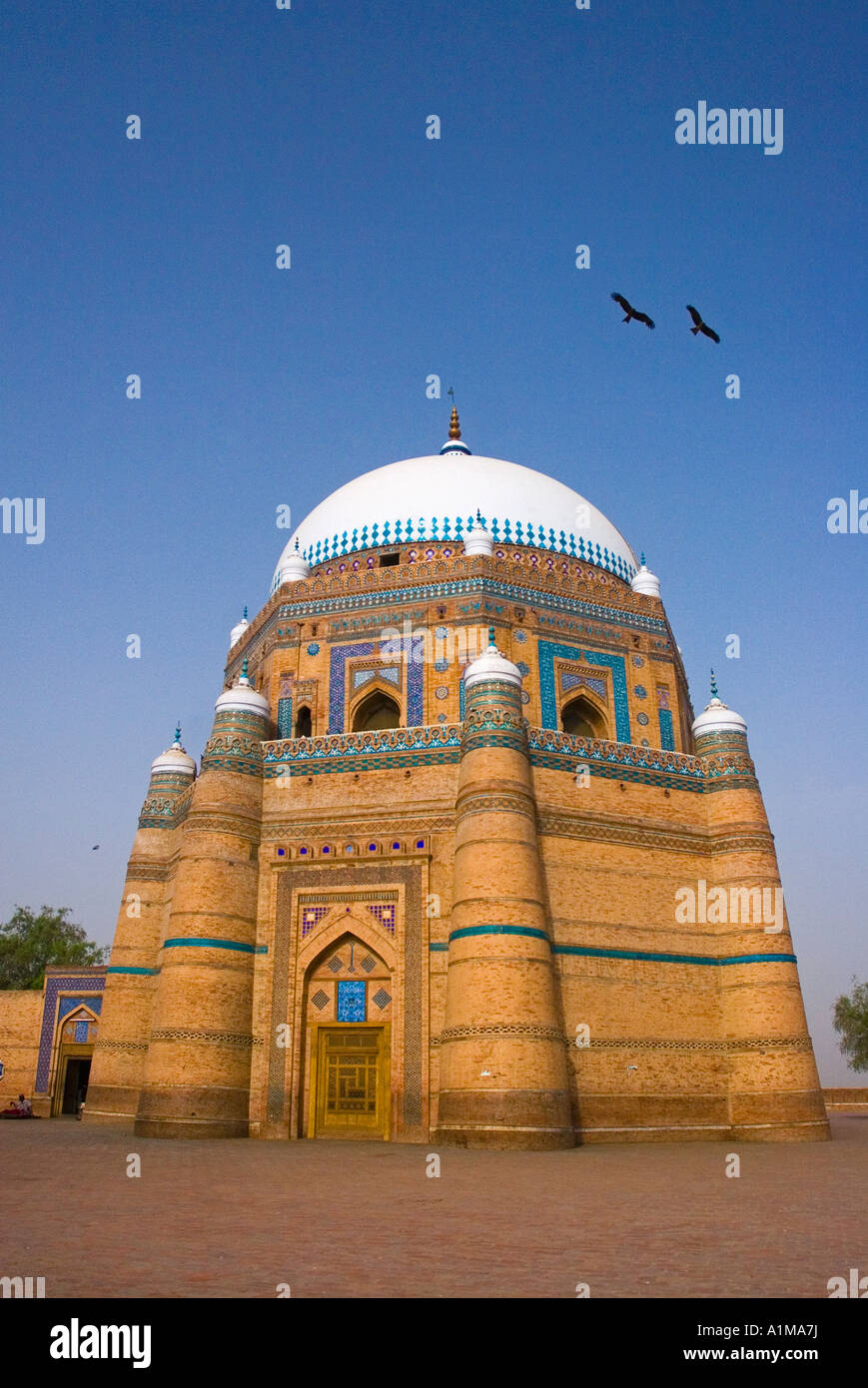 L'Islam Rukn ho Alam mausoleo, Multan, Provincia del Punjab, Pakistan Foto Stock