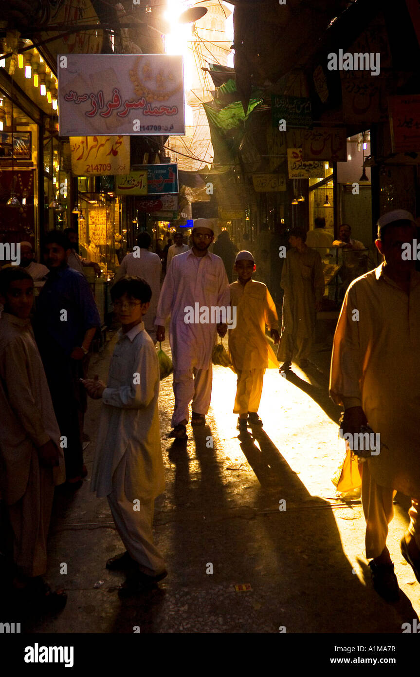 Peshawar Vecchio Bazar di Peshawar, Pakistan Foto Stock