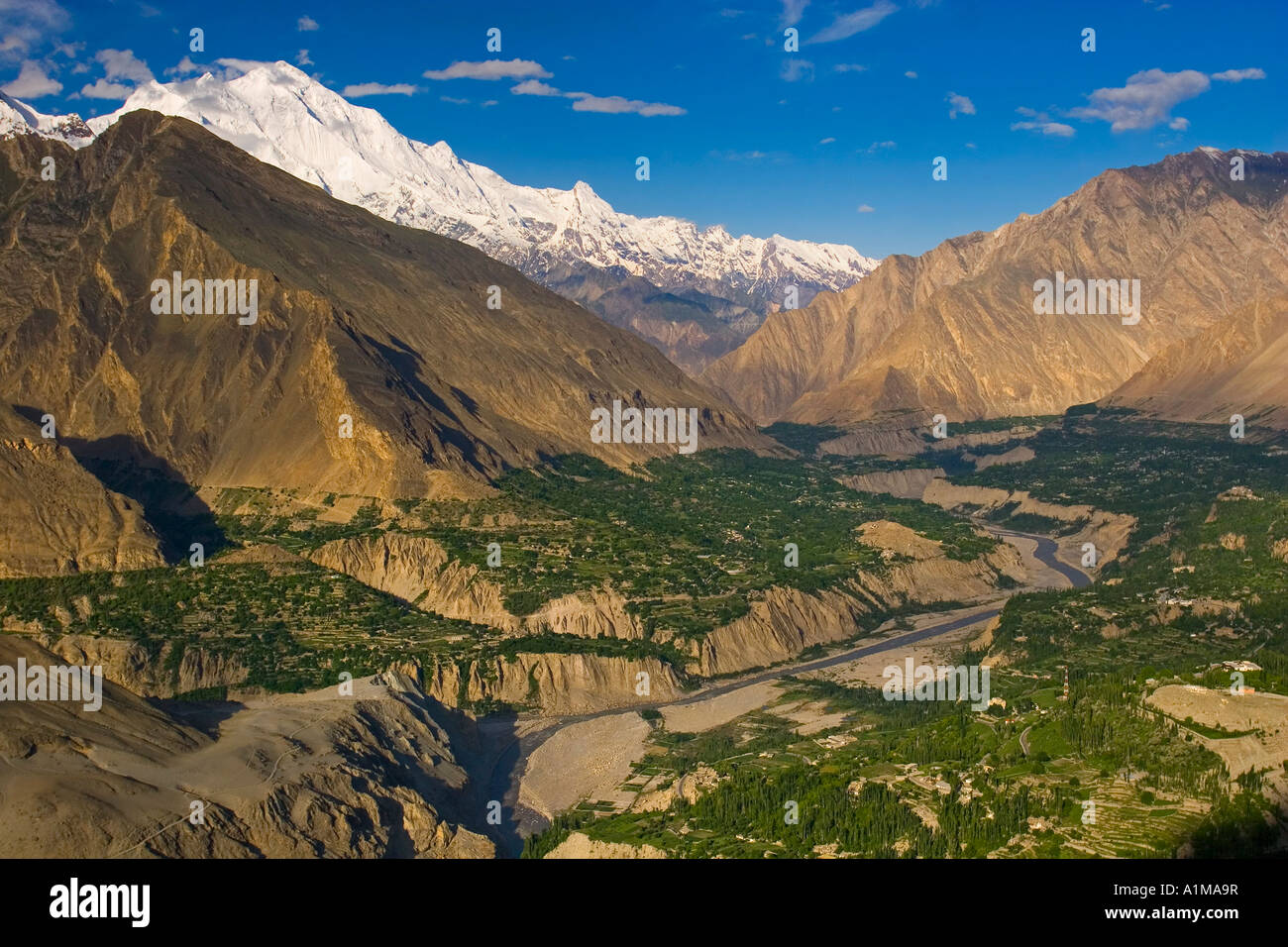 Karimabad, Hunza Valley, il Karakoram, Pakistan Foto Stock