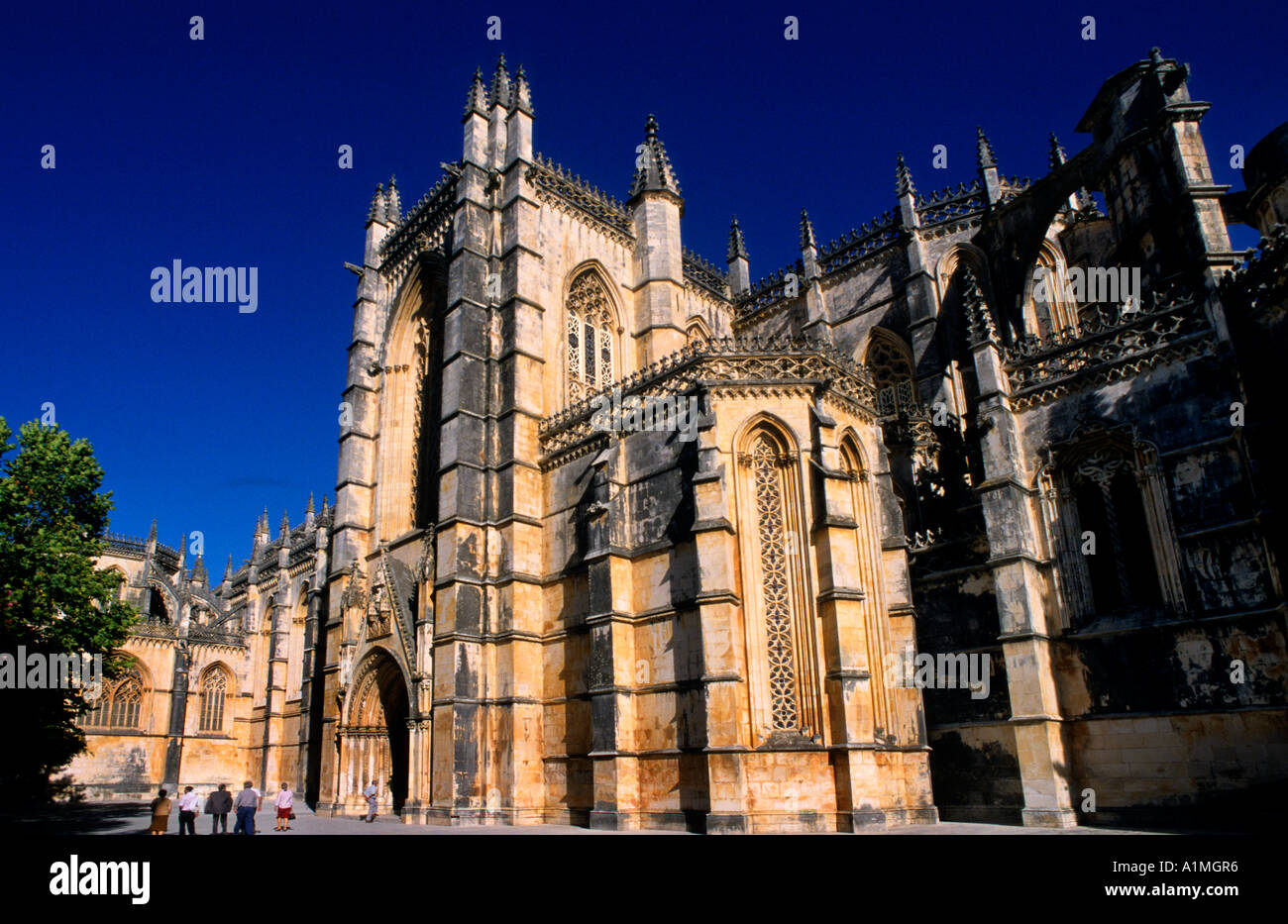 Batalha Mosteiro de Santa Maria da Vitoria Batalha patrimonio mondiale del Portogallo Foto Stock