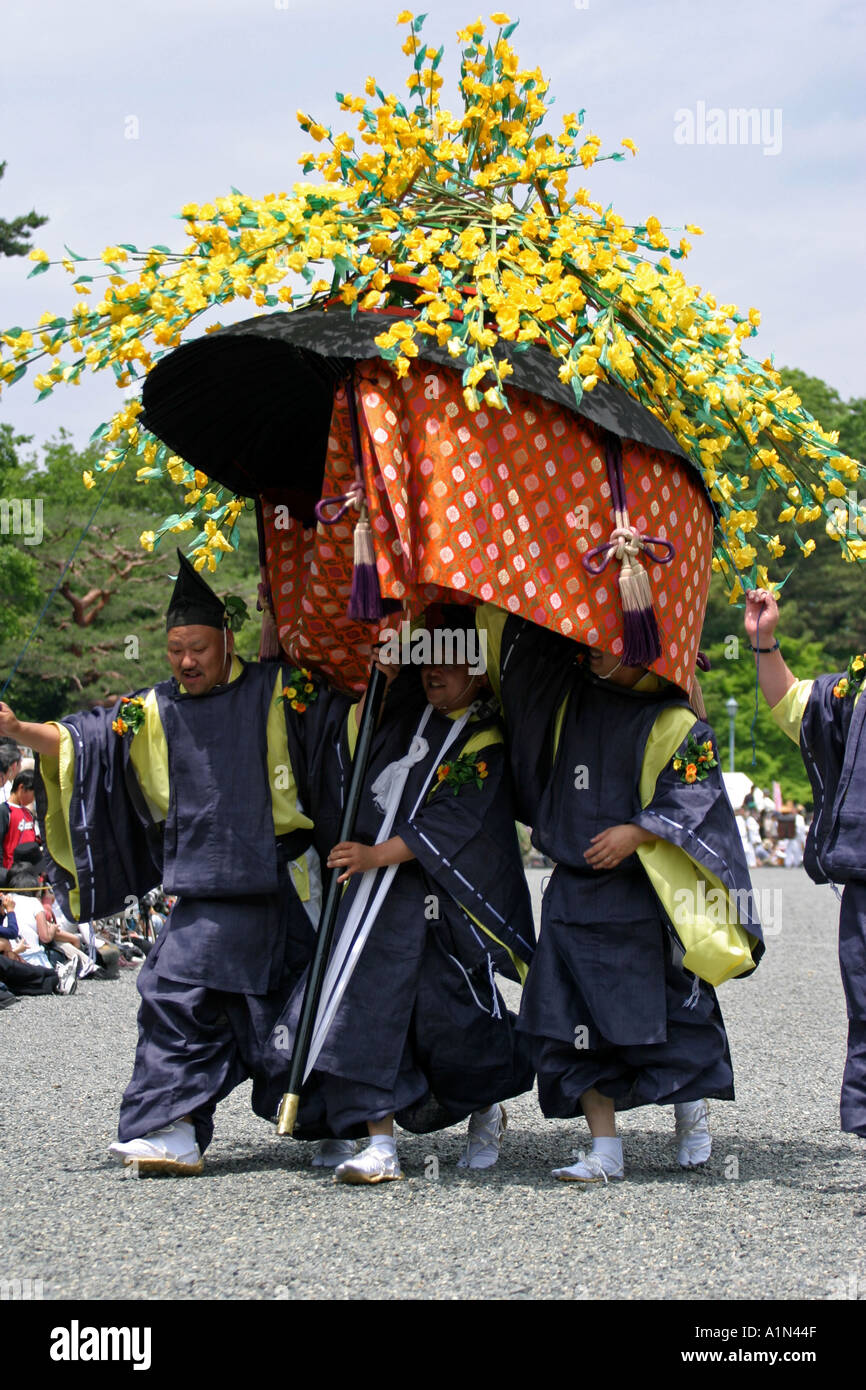 Le Aoi Matsuri Festival a Kyoto in Giappone di Kansai Asia, il più antico festival annuale nel mondo Foto Stock