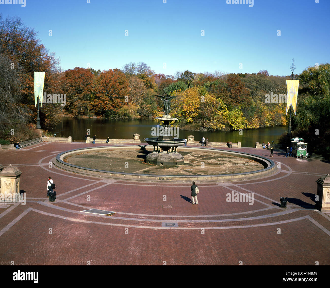 Bethesda Terrazza in autunno Foto Stock