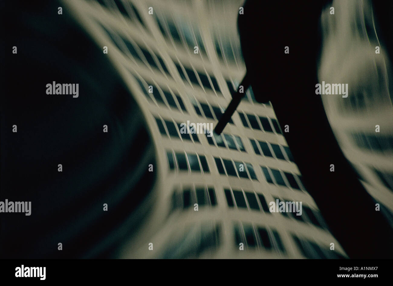 Struttura io di distorsione Foto Stock
