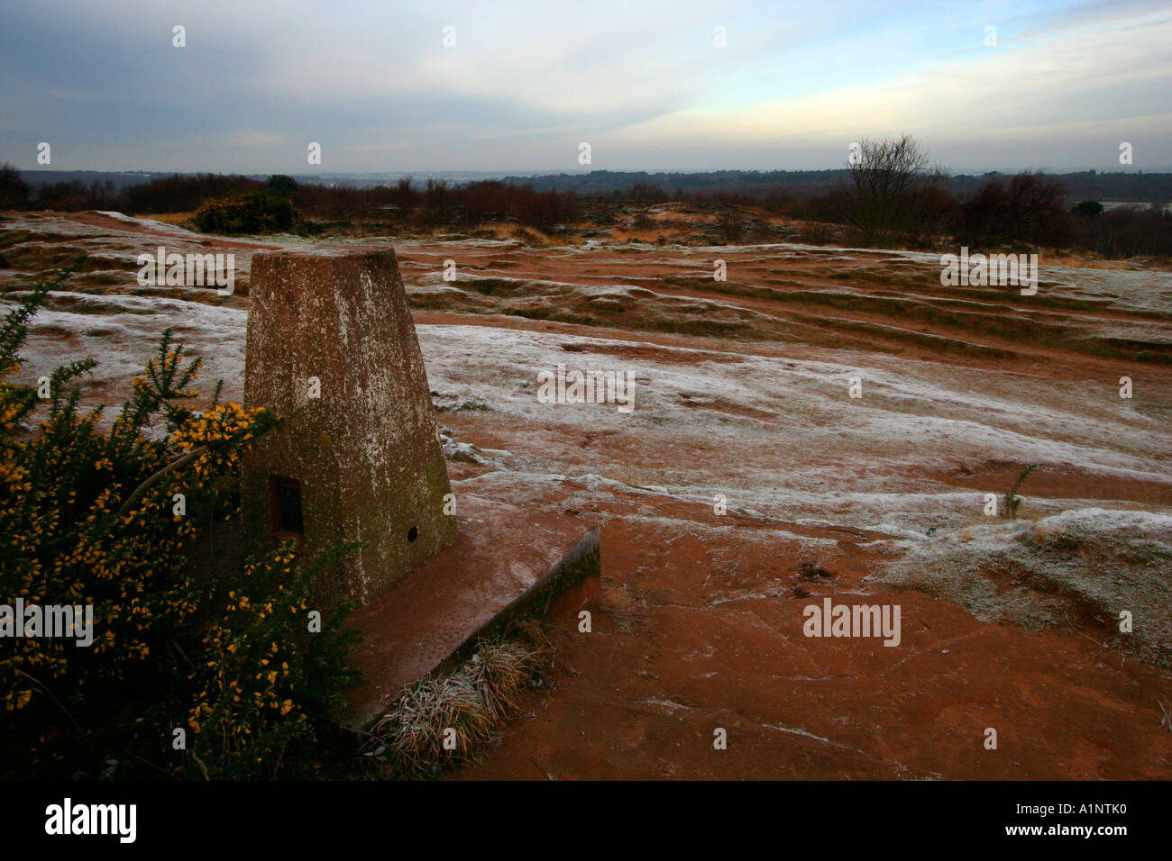 Thurstaston Hill in inverno Foto Stock