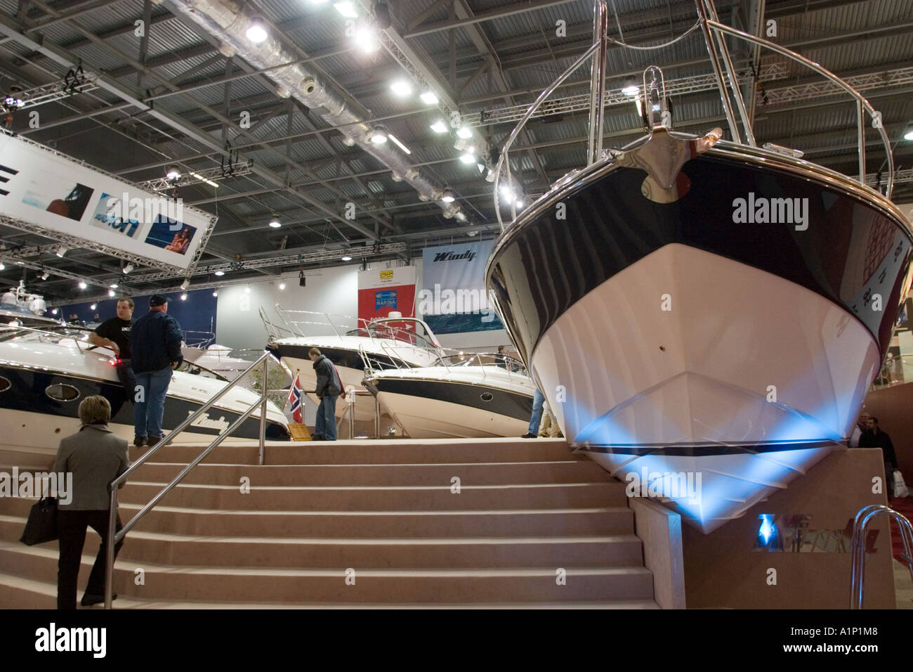 International Boat Show a Excel London International Exhibition and Conference Centre in Docklands, East London GB UK Foto Stock