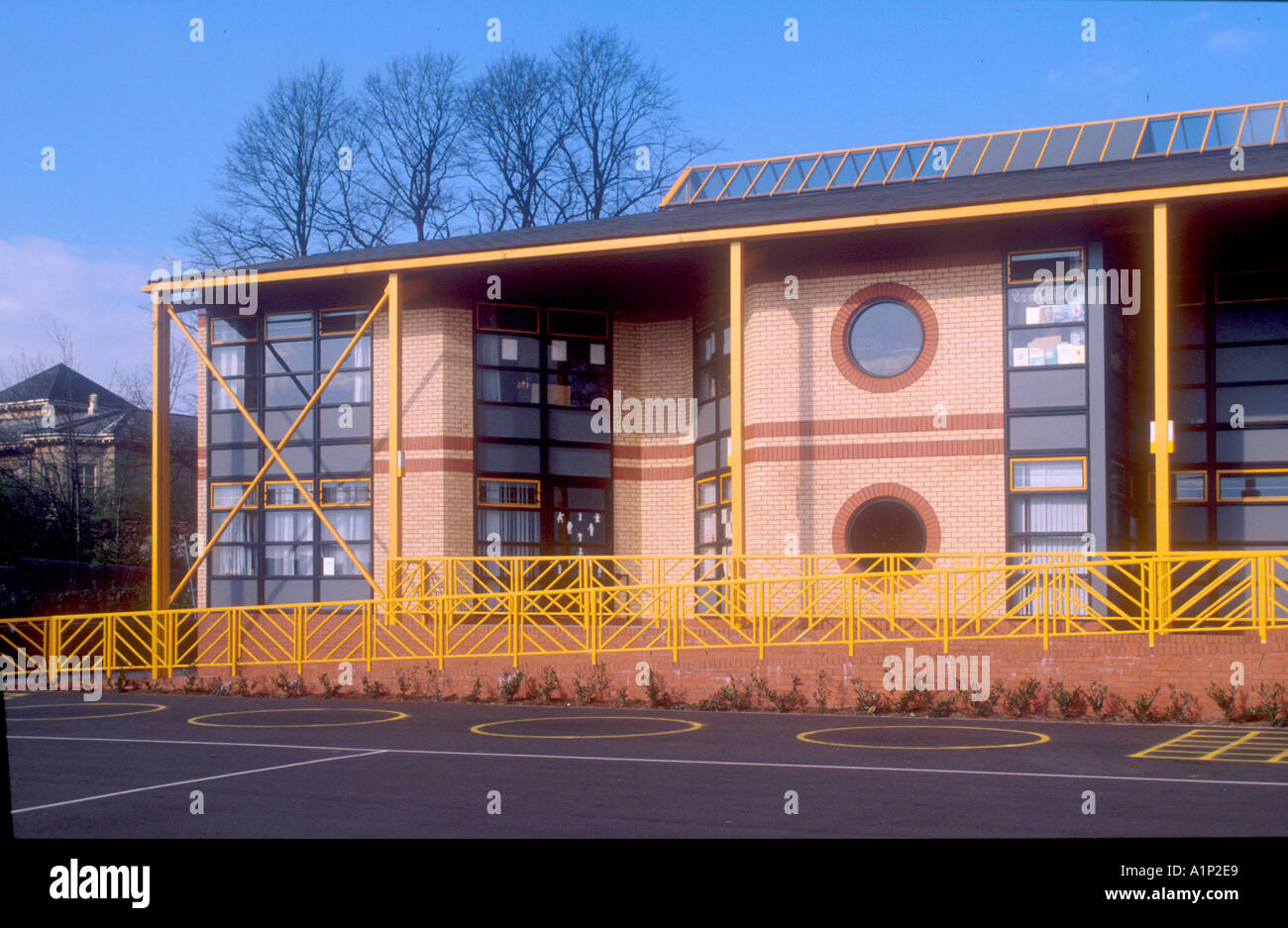 Scuola Eveswell Newport South Wales UK Rmoreton Foto Stock