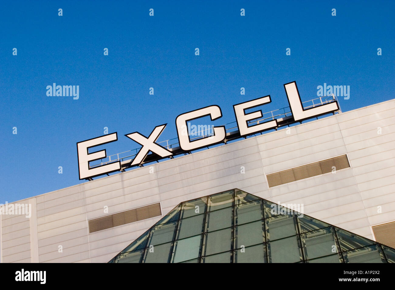 Excel London International Exhibition and Conference Centre in Docklands, East London GB UK Foto Stock