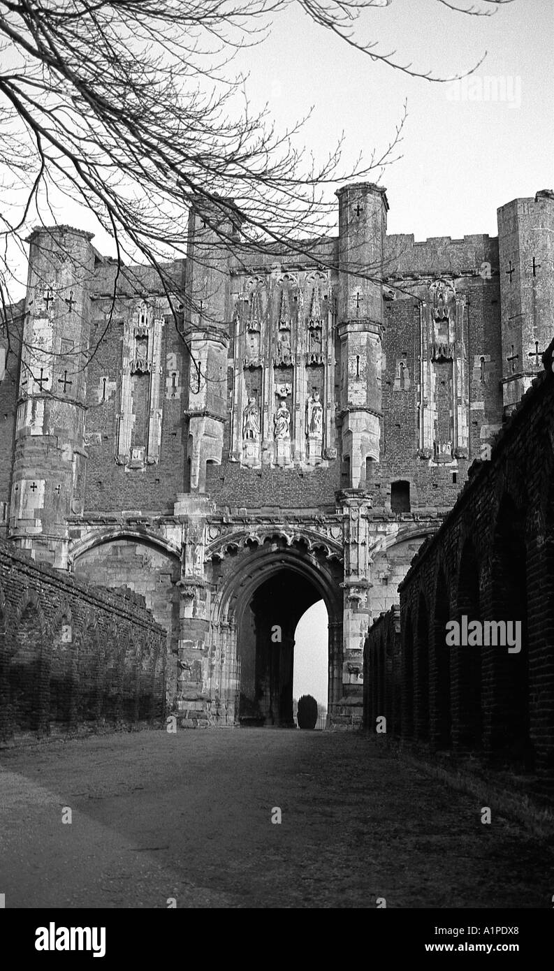 La casa di gate a Thornton Abbazia nel North Lincolnshire. Foto Stock