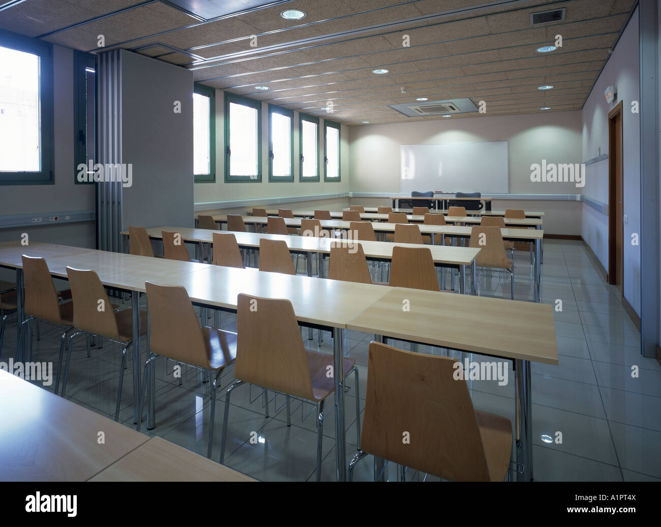 Vista di un eclettico classroom Foto Stock