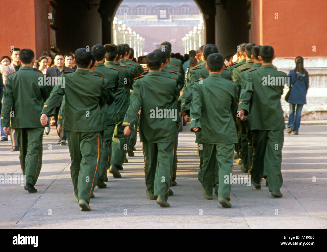 Meridian Gate Piazza Tiananmen Beijing Pechino cinese Cina Asia Asia asiatica Foto Stock