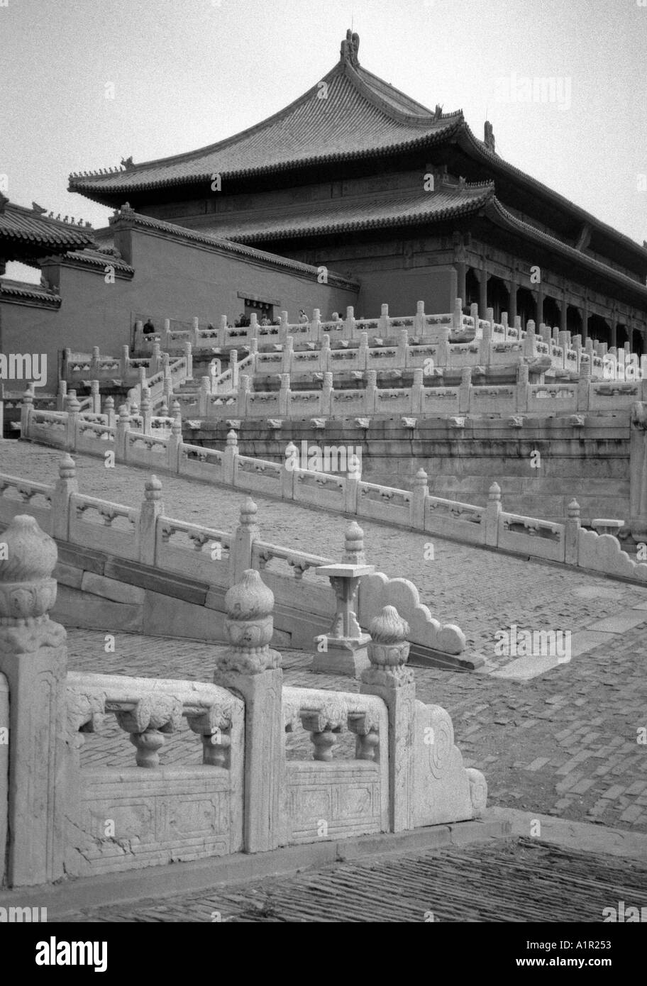 Città proibita Imperial Palace Sito Patrimonio Mondiale dell'UNESCO Pechino Pechino cinese Cina Asia Asia asiatica Foto Stock