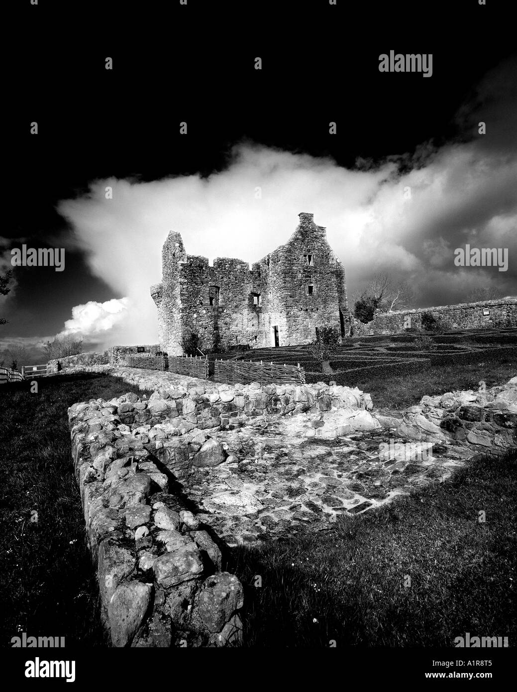 Tully Castle, Co. Fermanagh Irlanda del Nord Foto Stock