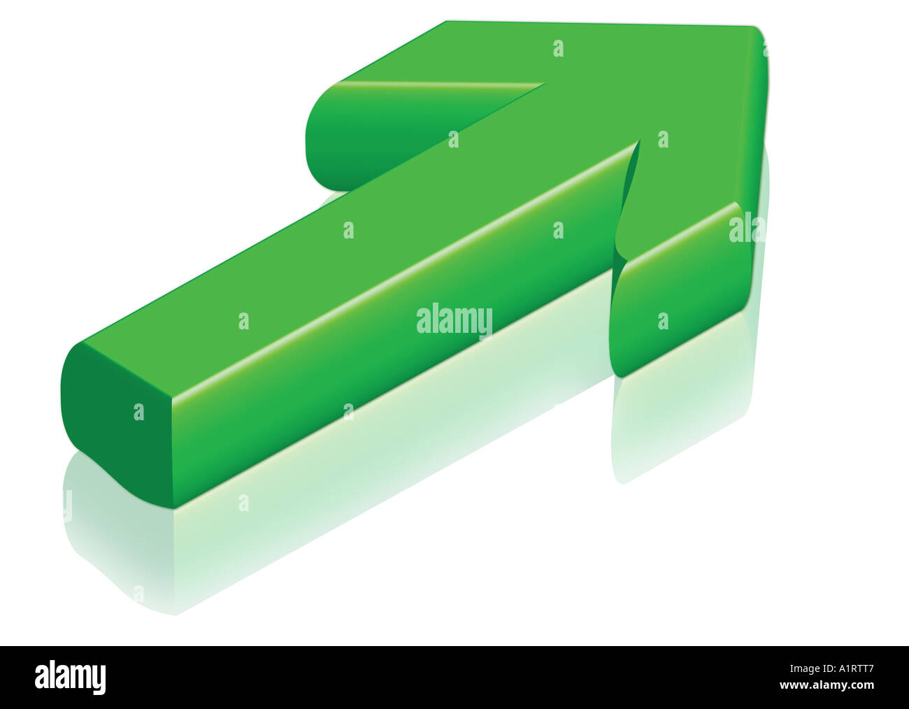 Freccia su Foto Stock